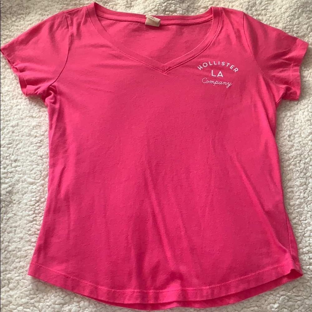 Pink Hollister shirt